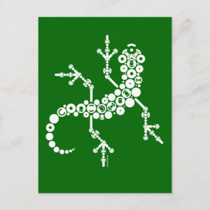 Carte Postale Wireless Gecko