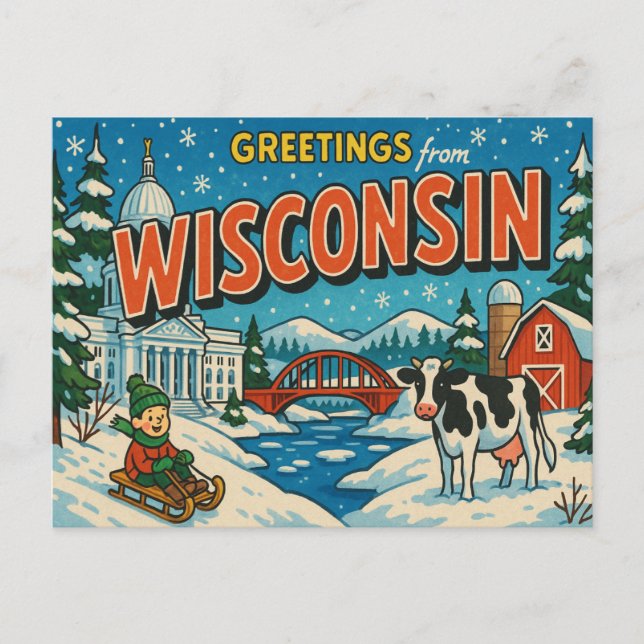 Carte postale WISCONSIN (Devant)