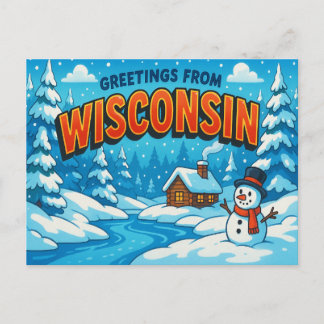 Carte postale WISCONSIN