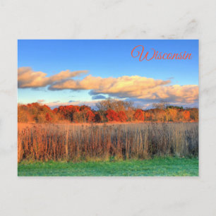 Carte postale Wisconsin Automne Pittoresque View