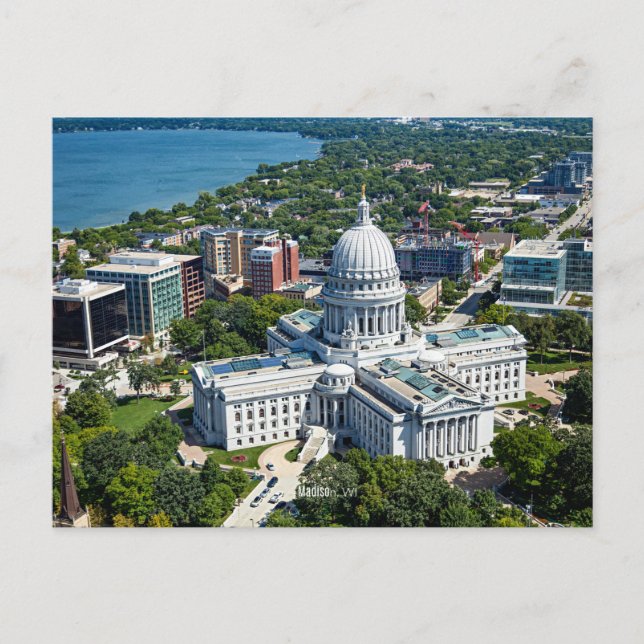 Carte Postale Wisconsin Capitol, Madison (Devant)