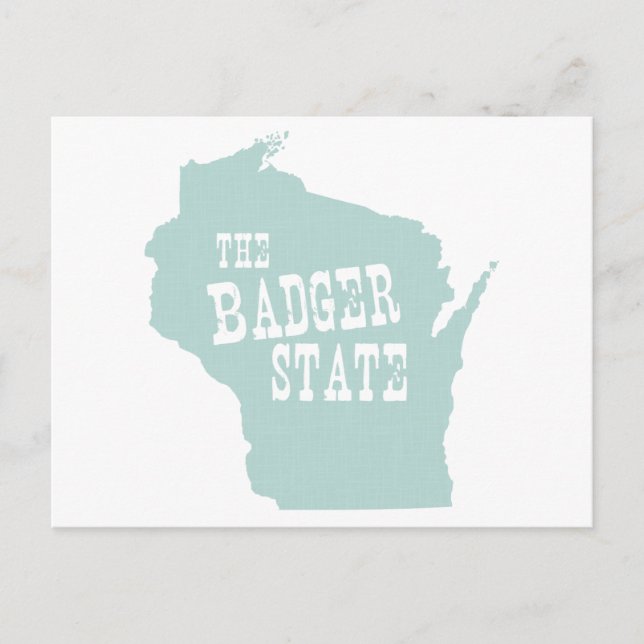 Carte Postale Wisconsin State Motto Slogan (Devant)