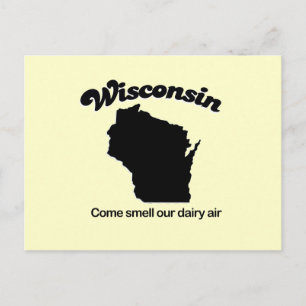 Carte Postale Wisconsin - Venez sentir notre air laitier