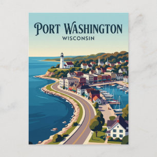 Carte Postale Wisconsin, ville américaine