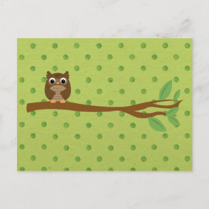 Carte Postale Wise Owl