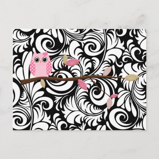 Carte Postale Wise Owl (Devant)