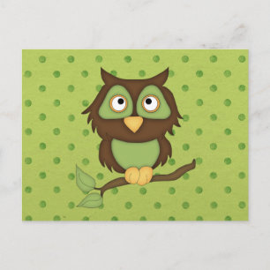 Carte Postale Wise Owl
