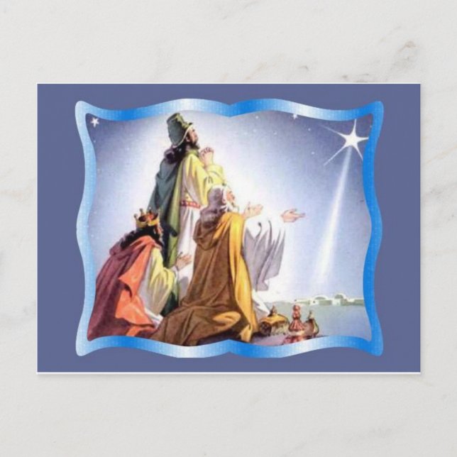 Carte Postale Wisemen, Magi (Devant)