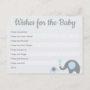 Carte Postale Wishes for Baby Cards