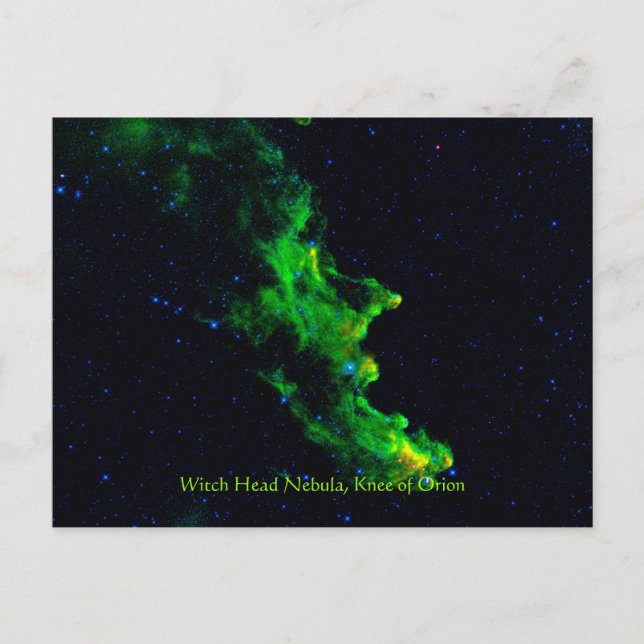 Carte Postale Witch Head Nebula espace profond image astronomie (Devant)