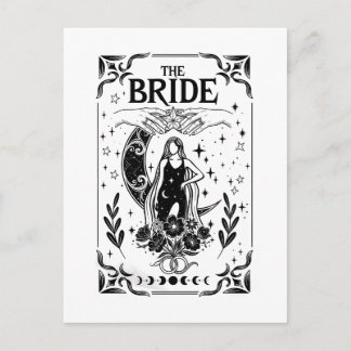 Carte Postale Witchy Bachelorette Bride Coven Gothic Wedding