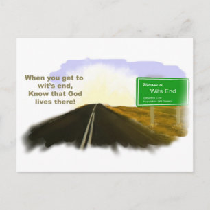 Carte postale Wits End Road