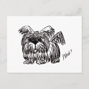 Carte Postale Wohof A Dust Mop Dog