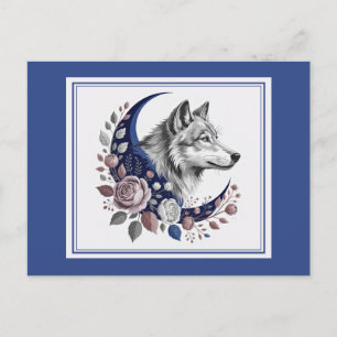 Carte postale Wolf & Moon