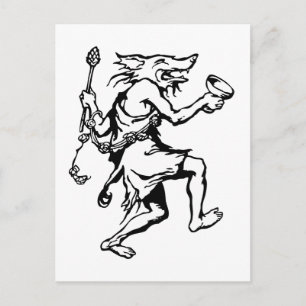 Carte Postale Wolf Shaman