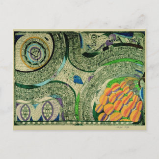 Carte Postale Wölfli "Château Saint Mary" Art