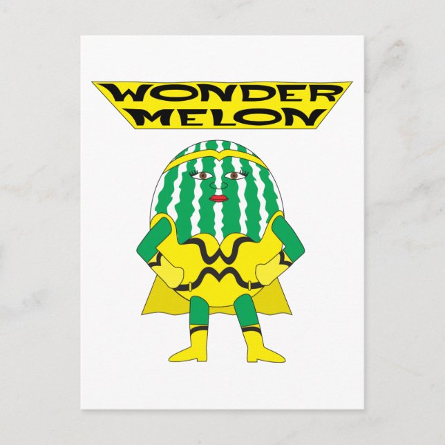 Carte Postale Wonder Melon (Devant)