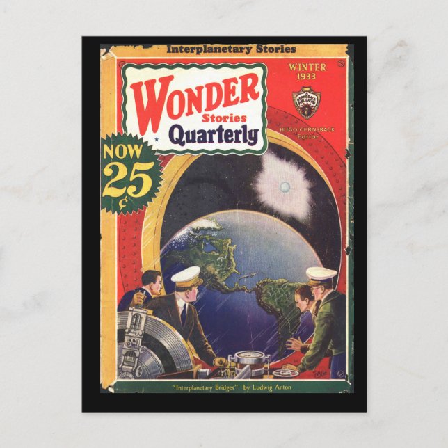 Carte Postale Wonder Stories Quarterly v04 n02 (1933-Wi.Stellar) (Devant)