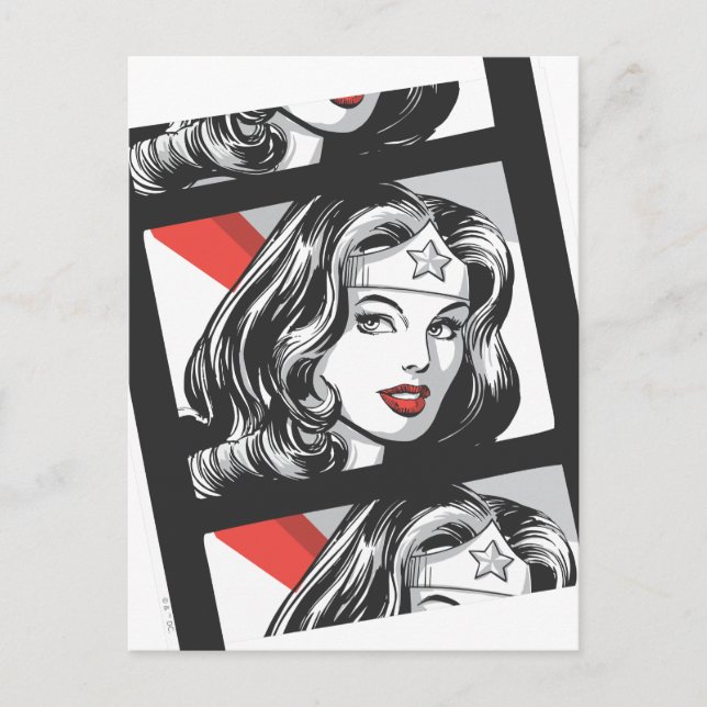 Carte Postale Wonder Woman Film Strip (Devant)