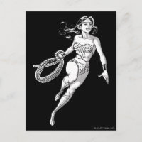 Wonder Woman Lasso noir & blanc