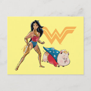 Carte Postale Wonder Woman & PB