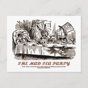 Carte Postale Wonderland The Mad Tea Party