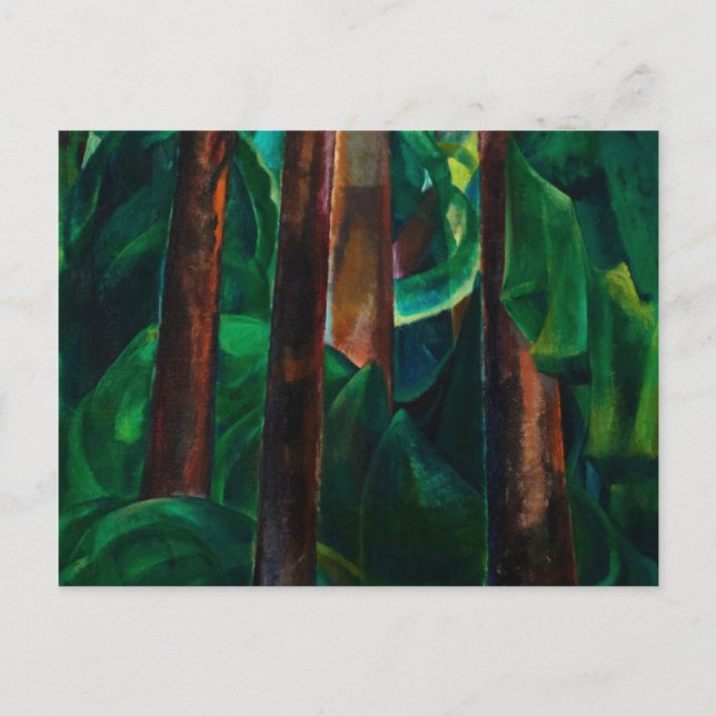 Carte Postale Wood Interior, 1930 par Emily Carr (Devant)
