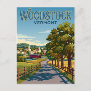 Carte Postale Woodstock États-Unis