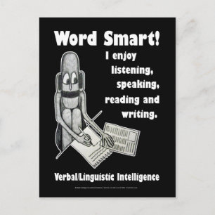 Carte Postale Word Smart - Vide