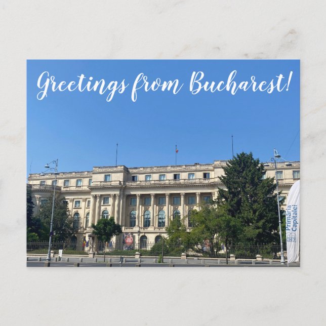 Carte Postale World2Celebrate : Salutations de Bucarest! (Devant)
