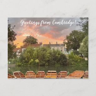 Carte Postale World2Celebrate : Salutations de Cambridge!
