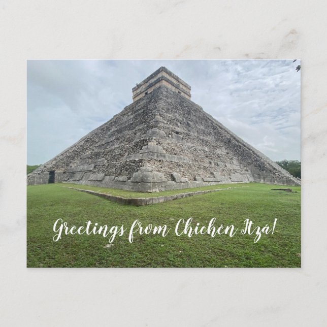 Carte Postale World2Celebrate : Salutations de Chichén Itzá! (Devant)