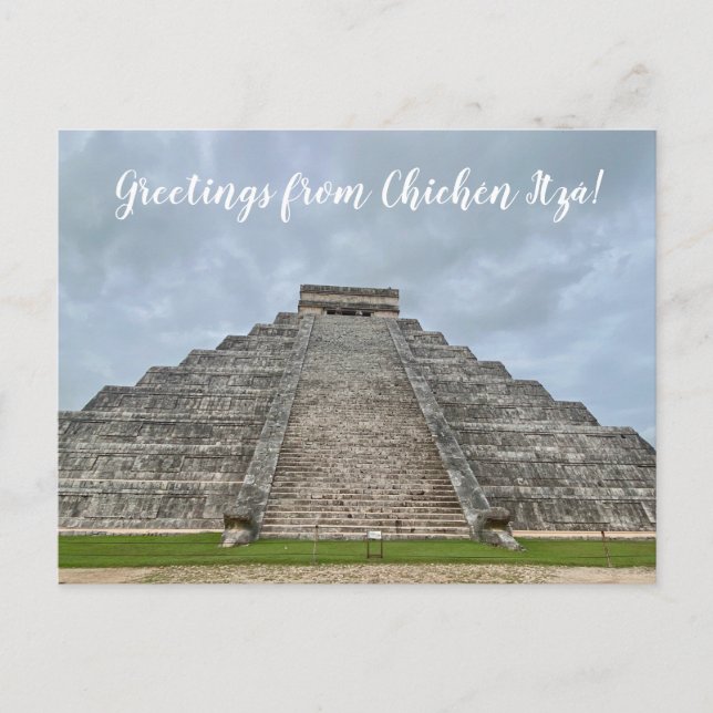 Carte Postale World2Celebrate : Salutations de Chichén Itzá! Pos (Devant)
