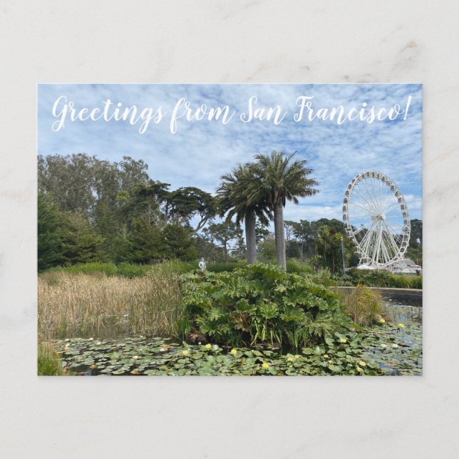 Carte Postale World2Celebrate : Salutations de San Francisco! (Devant)