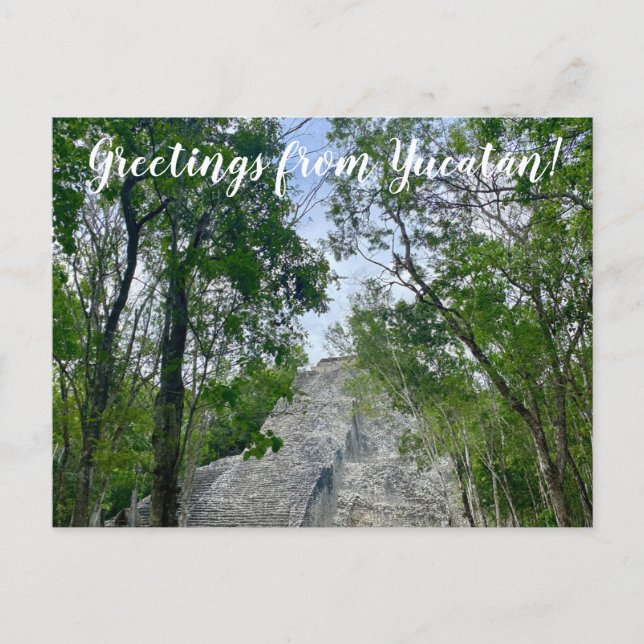 Carte Postale World2Celebrate : Salutations du Yucatán ! (Devant)
