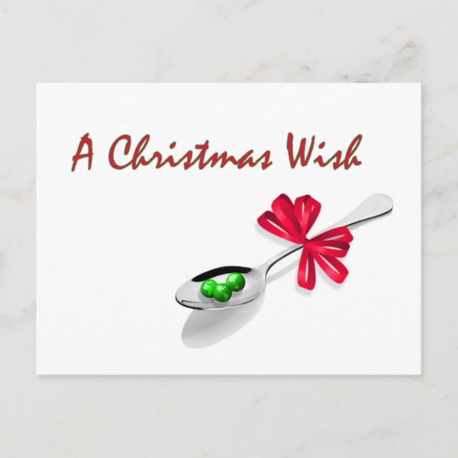 Carte postale World Peas (Peace) Christmas (Devant)