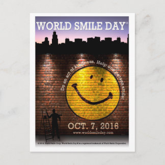 Carte postale World Smile Day® 2016