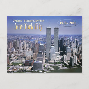 Carte Postale World Trade Center et le skyline NYC