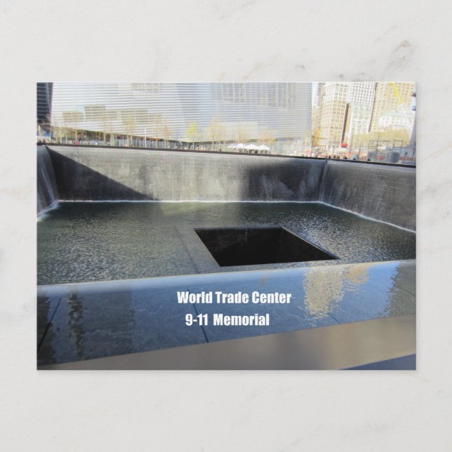 Carte Postale World Trade Center, mémorial du 11 septembre (Devant)