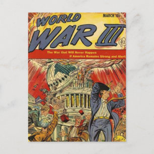 Carte Postale World War 3 Vintage BD book