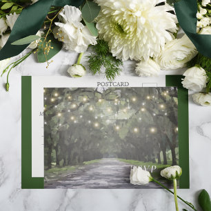 Carte Postale Wormsloe Lieu Green Live Oaks RSVP