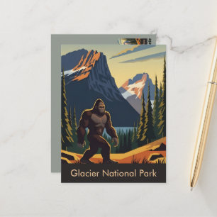 Carte postale WPA du Parc national de Glacier