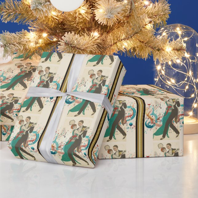 Carte Postale Wrapping Paper (Holidays)