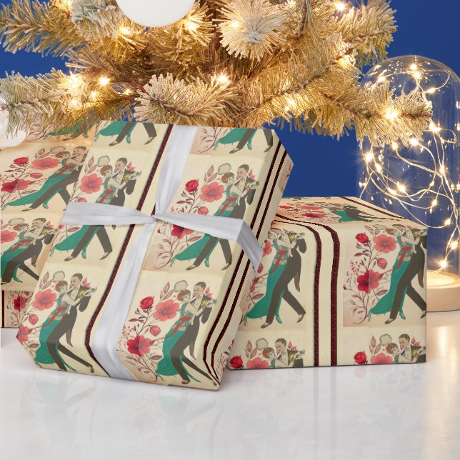 Carte Postale Wrapping Paper (Holidays)