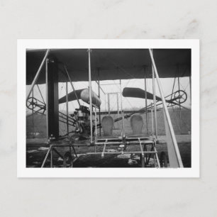 Carte Postale Wright Brothers Plane avec Pilot et