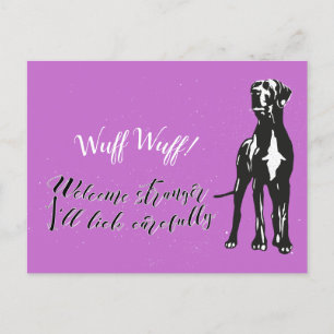 Carte Postale Wuff Wuff