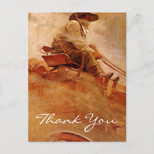 Carte Postale Wyeth est le Wagon d'or (Devant)