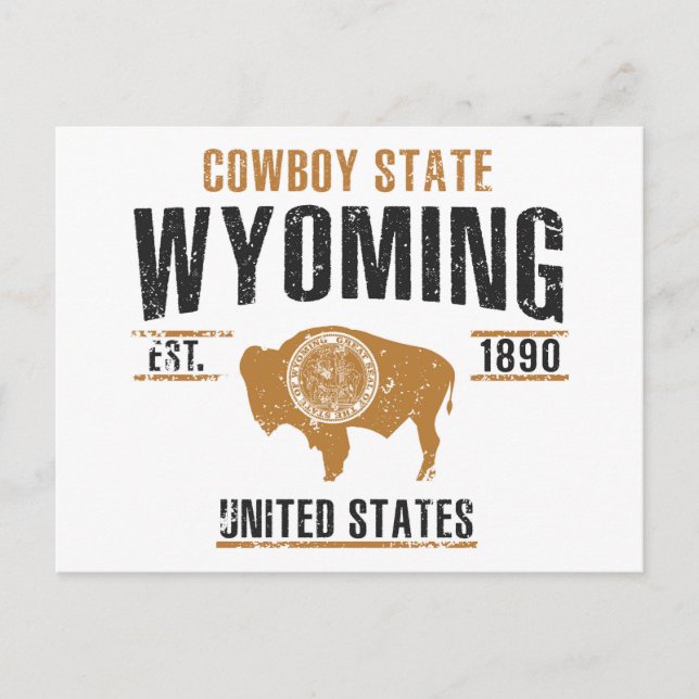 Carte Postale Wyoming (Devant)