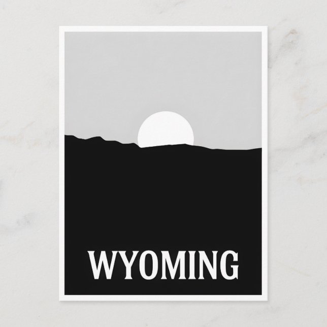 Carte postale Wyoming (Devant)