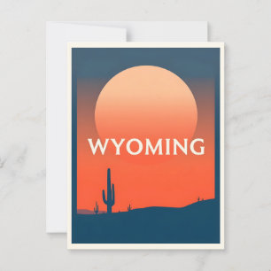 Carte postale Wyoming